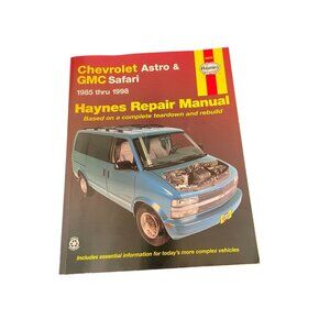 Haynes 24010 Repair Manual Chevrolet Astro and GMC Safari 1985 thru 1998